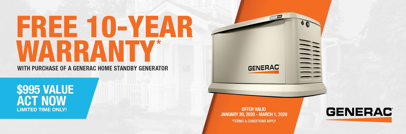 Homestandby Generator Deal | Warranty Offer | Generac Dealer | Center Moriches, NY